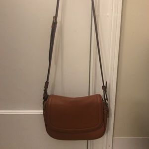 J crew leather handbag